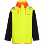Lyngsøe PVC rain jacket, Hi-vis Yellow/Marine