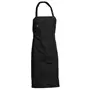 Nybo Workwear All-over Latzschürze mit Tasche, Schwarz, Schwarz Nybo Workwear All-over Latzschürze mit Tasche, Schwarz