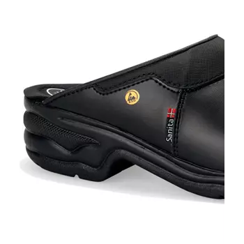 Sanita San Pro Light clogs without heel cover OB, Black