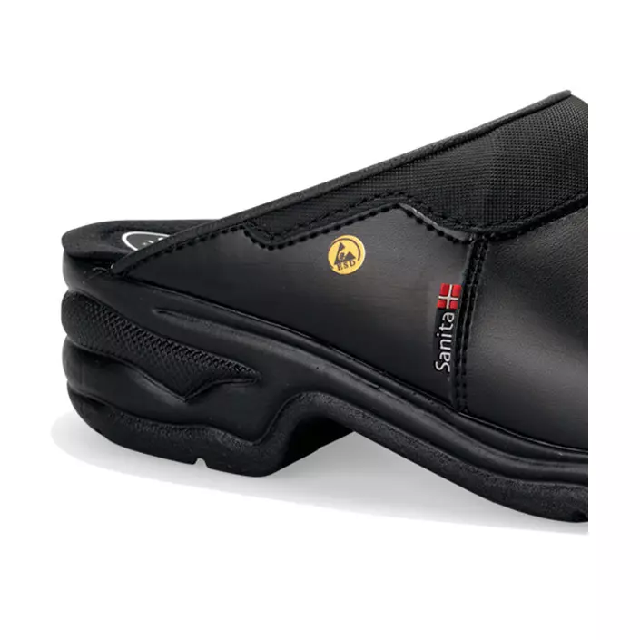 Sanita San Pro Light clogs without heel cover OB, Black, large image number 1