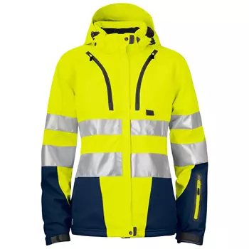 ProJob women's winter jacket 6424, Yellow/Marine