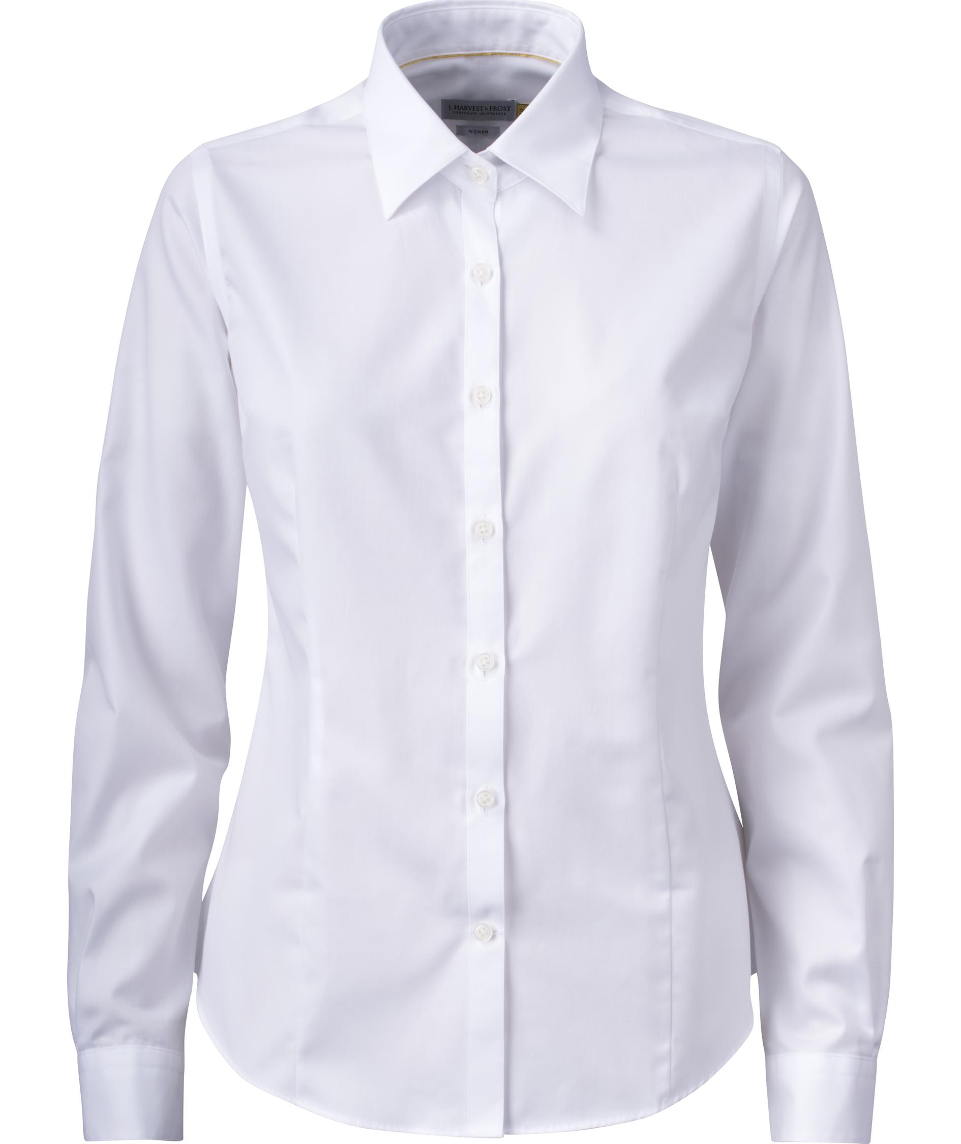 J. Harvest & Frost Twill Yellow Bow 50 lady fit shirt, White, large image number 0