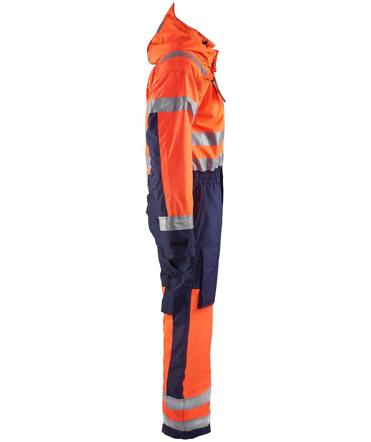 Bl&aring;kl&auml;der winter coverall, Hi-vis Orange/Marine, large image number 3