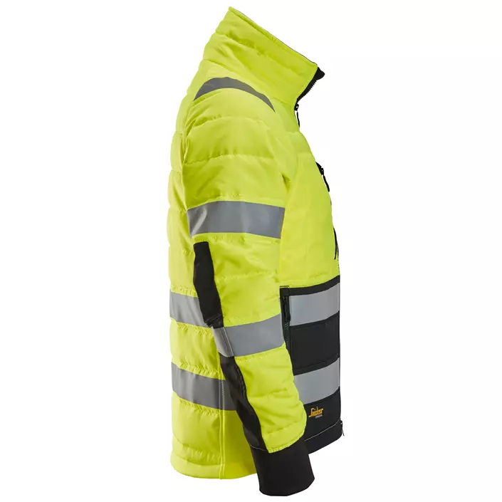 Snickers quilted jacket 8134, Hi-vis Yellow/Black, large image number 3