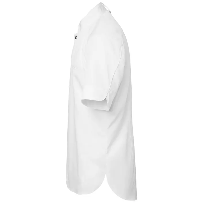 Segers 1023 slim fit short-sleeved chefs shirt, White, large image number 3