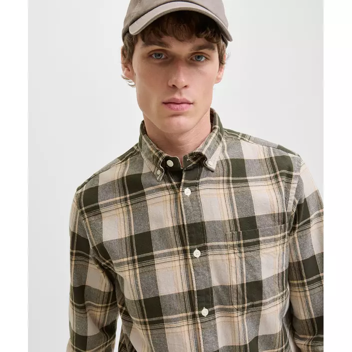 Jack & Jones Premium JPRBLUBROOK CHECK skjorta, Peat, large image number 3