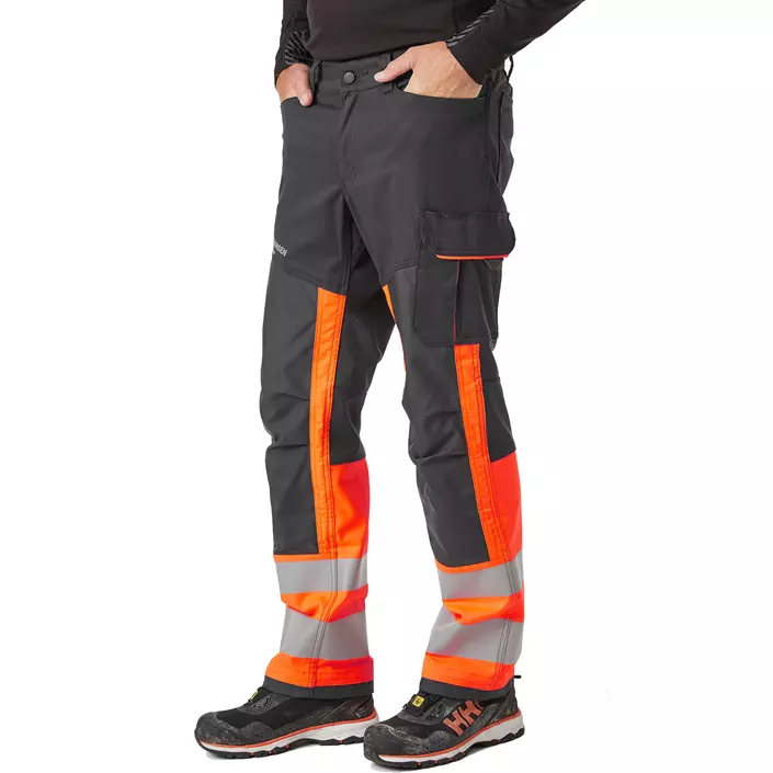 Helly Hansen Alna 2.0 work trousers, Hi-vis Orange/charcoal, large image number 1