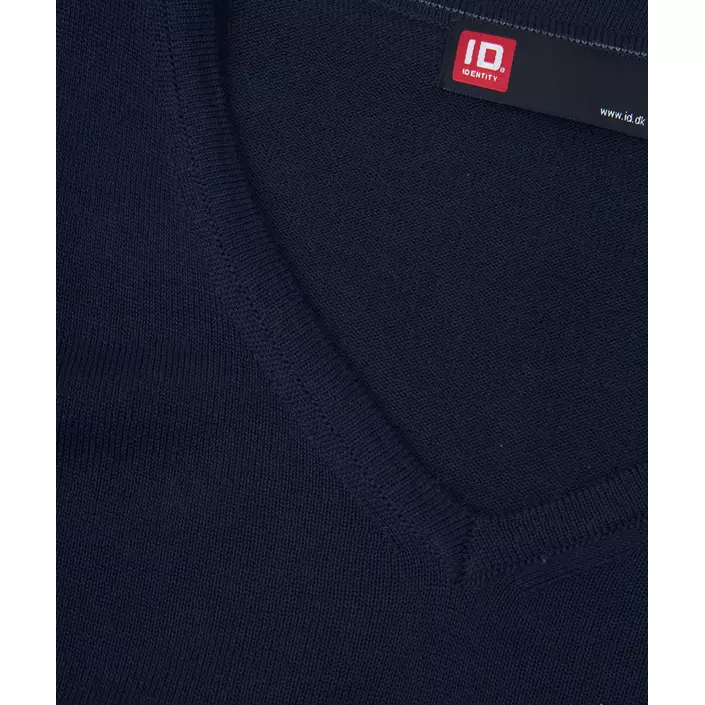 ID women's pullover with merino wool, Marine Blue, large image number 3