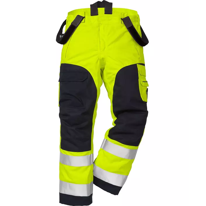 Fristads Flamestat winter trousers 2085, Hi-vis Yellow/Marine, large image number 0