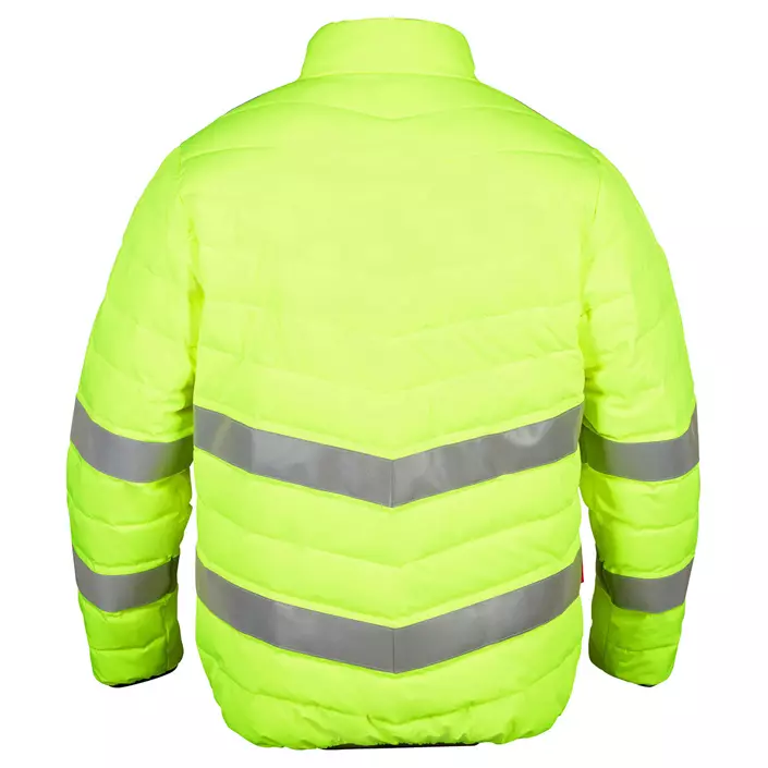 Engel Safety Basic quiltet arbejdsjakke, Hi-Vis Gul, large image number 1