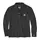 Carhartt Mock Neck Halfzip Midlayer, Black, Black, swatch