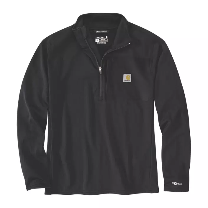 Carhartt Mock Neck Halfzip Midlayer, Black, large image number 0