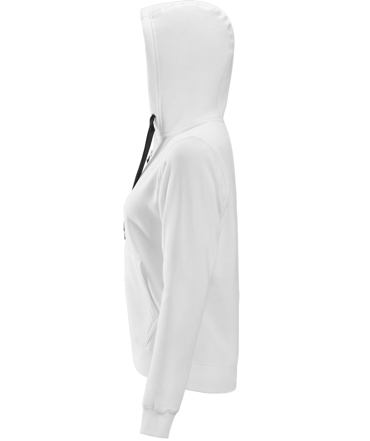 Snickers women's zip hoodie 2806, White, large image number 2