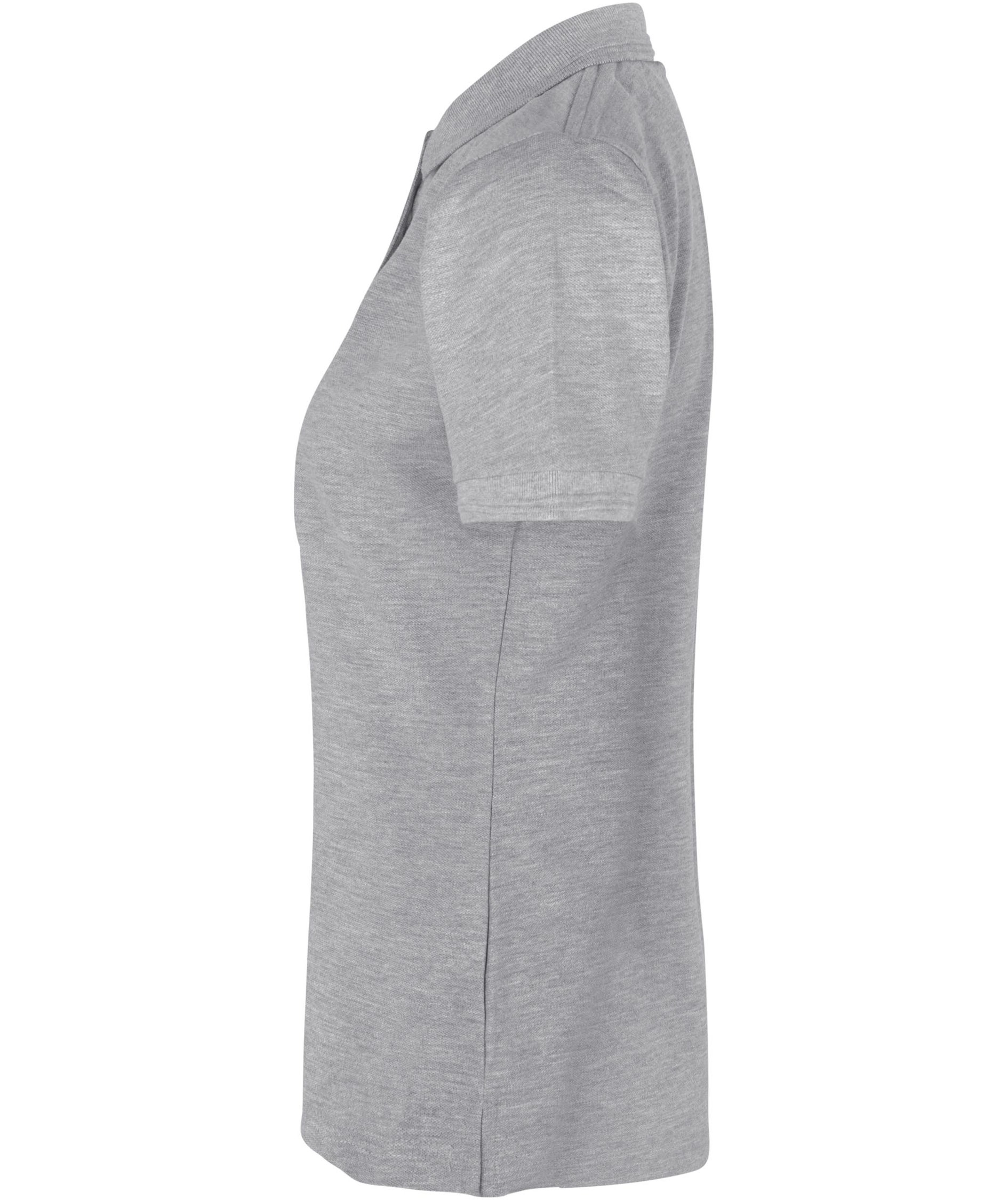 ID PRO Wear dame Polo T-skjorte, Gr&aring;&nbsp;Melange, large image number 2