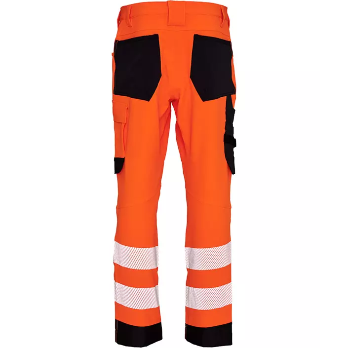Elka Visible Xtreme work trousers, Hi-Vis Orange/Black, large image number 1