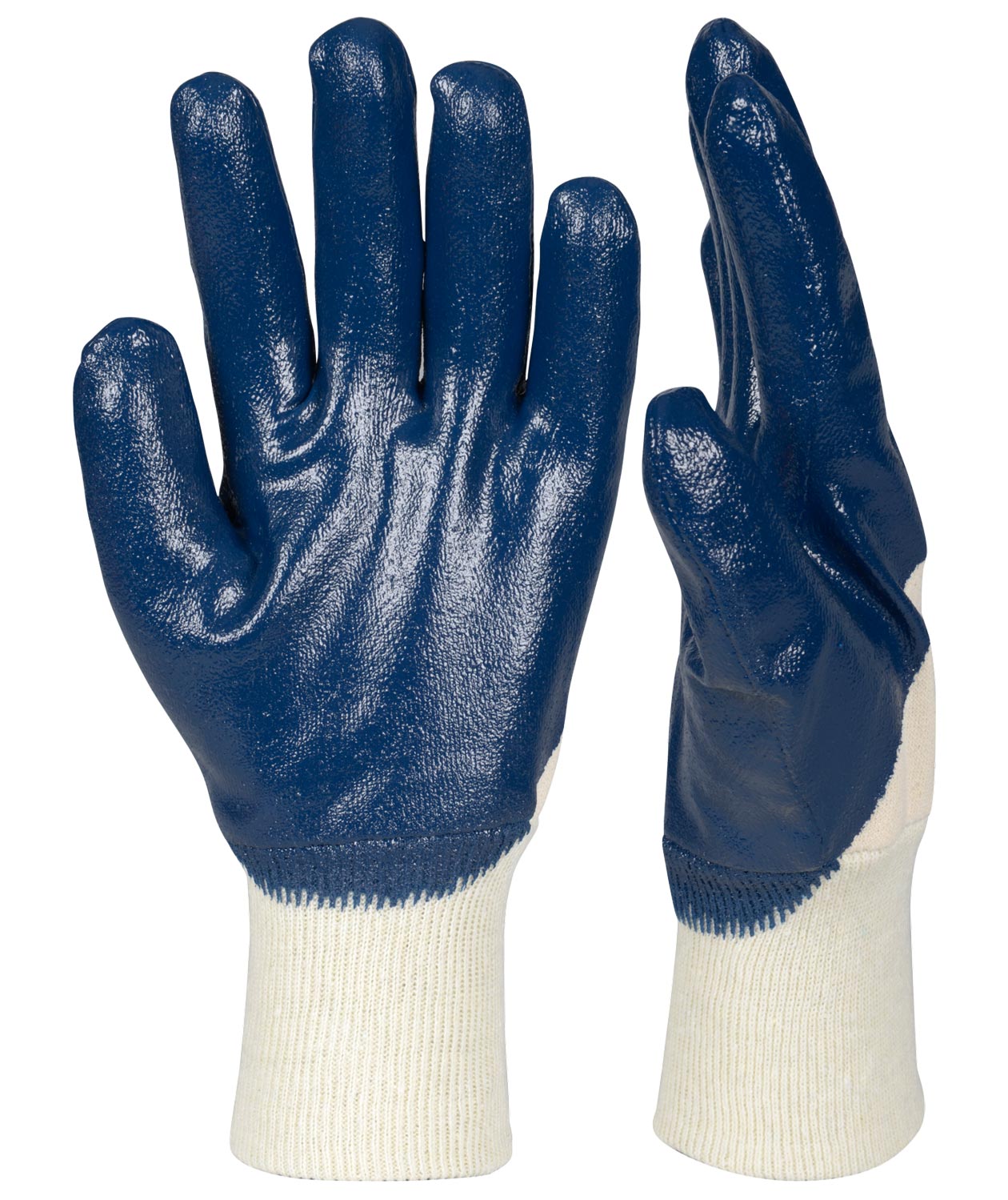 OX-ON NBR Comfort 8300 work gloves, Blue/Nature, large image number 2
