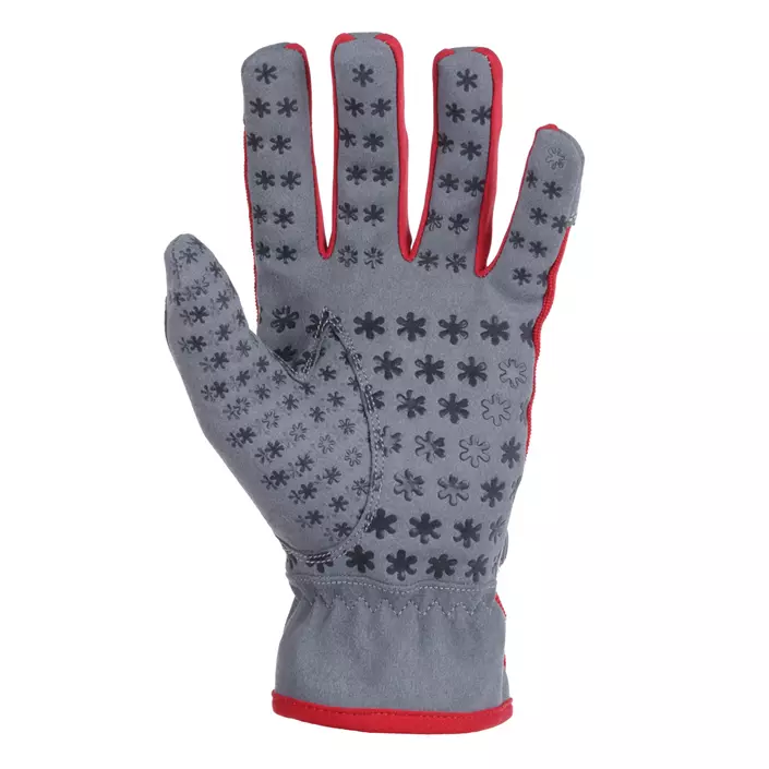 Kramp 7.005 work gloves with velcro fastening, Red, large image number 1
