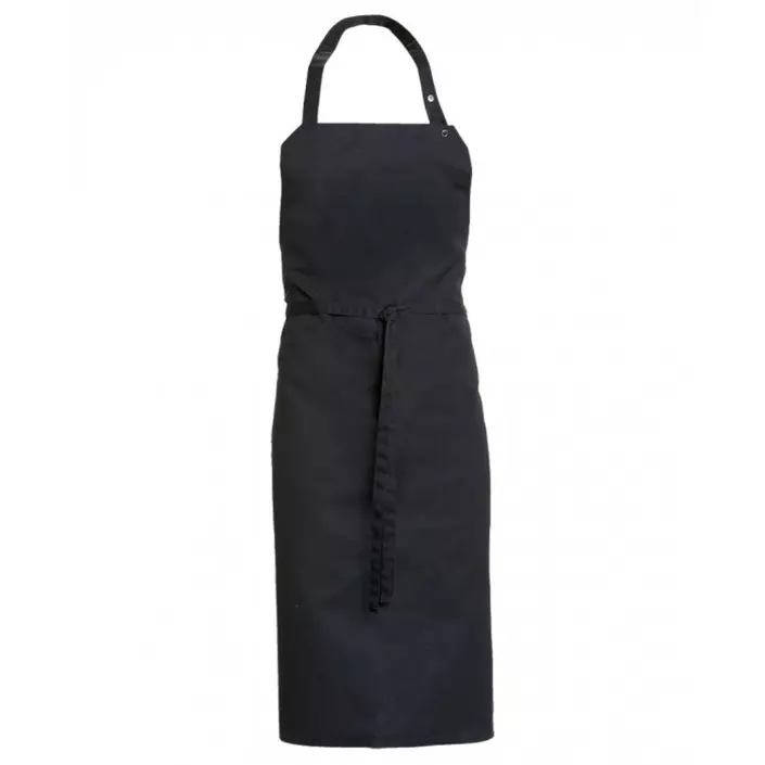 Nybo Workwear bib apron, Black, Black, large image number 0