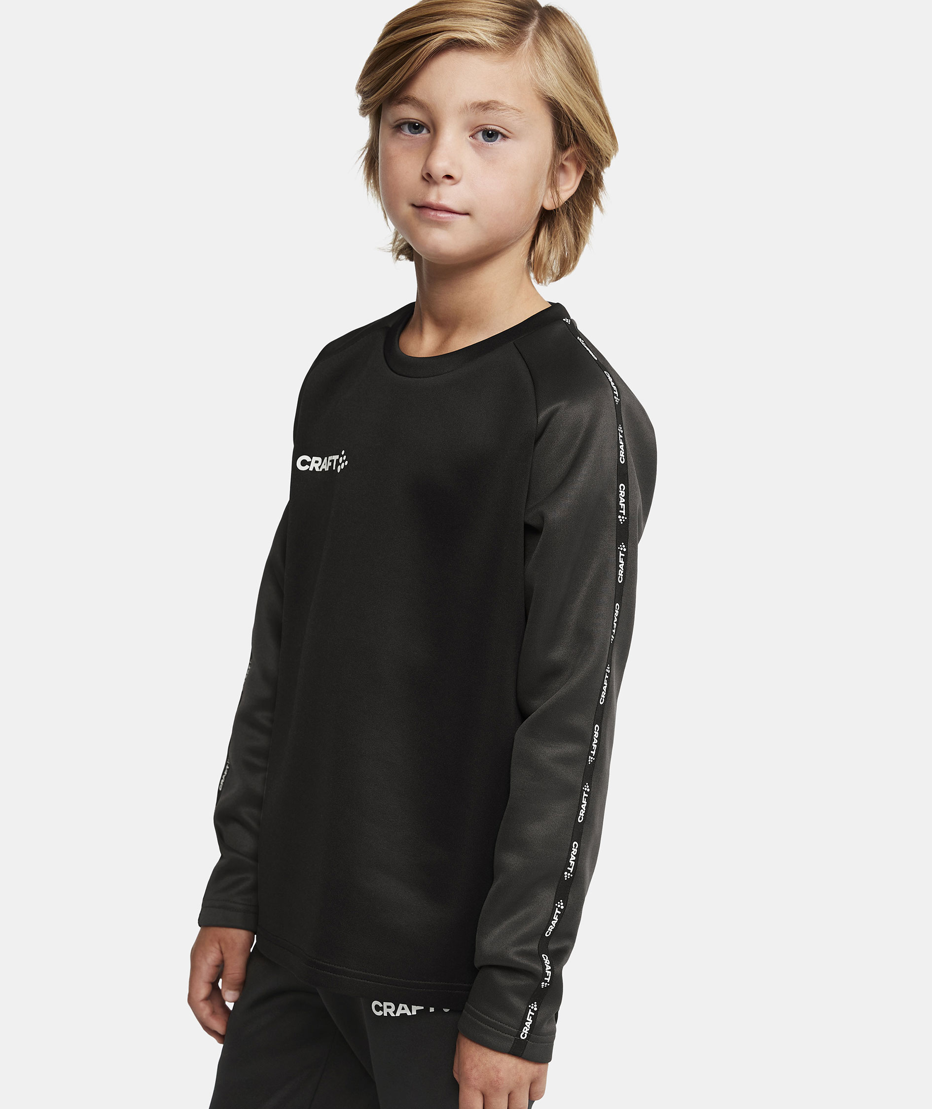 Craft Squad 2.0 training pullover for kids, Black/Granite, large image number 7