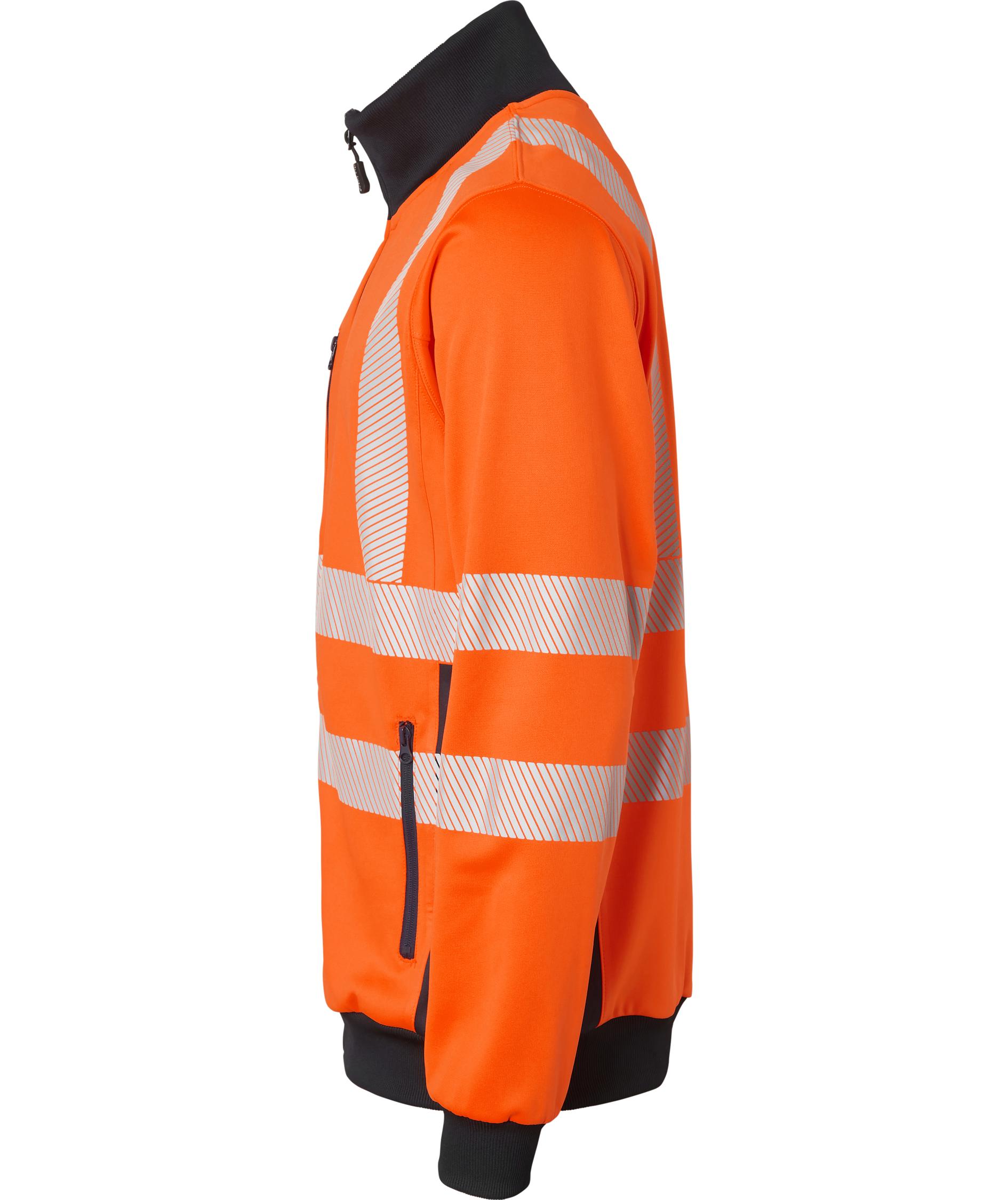 Top Swede cardigan 1529, Varsel Orange/Navy, large image number 3