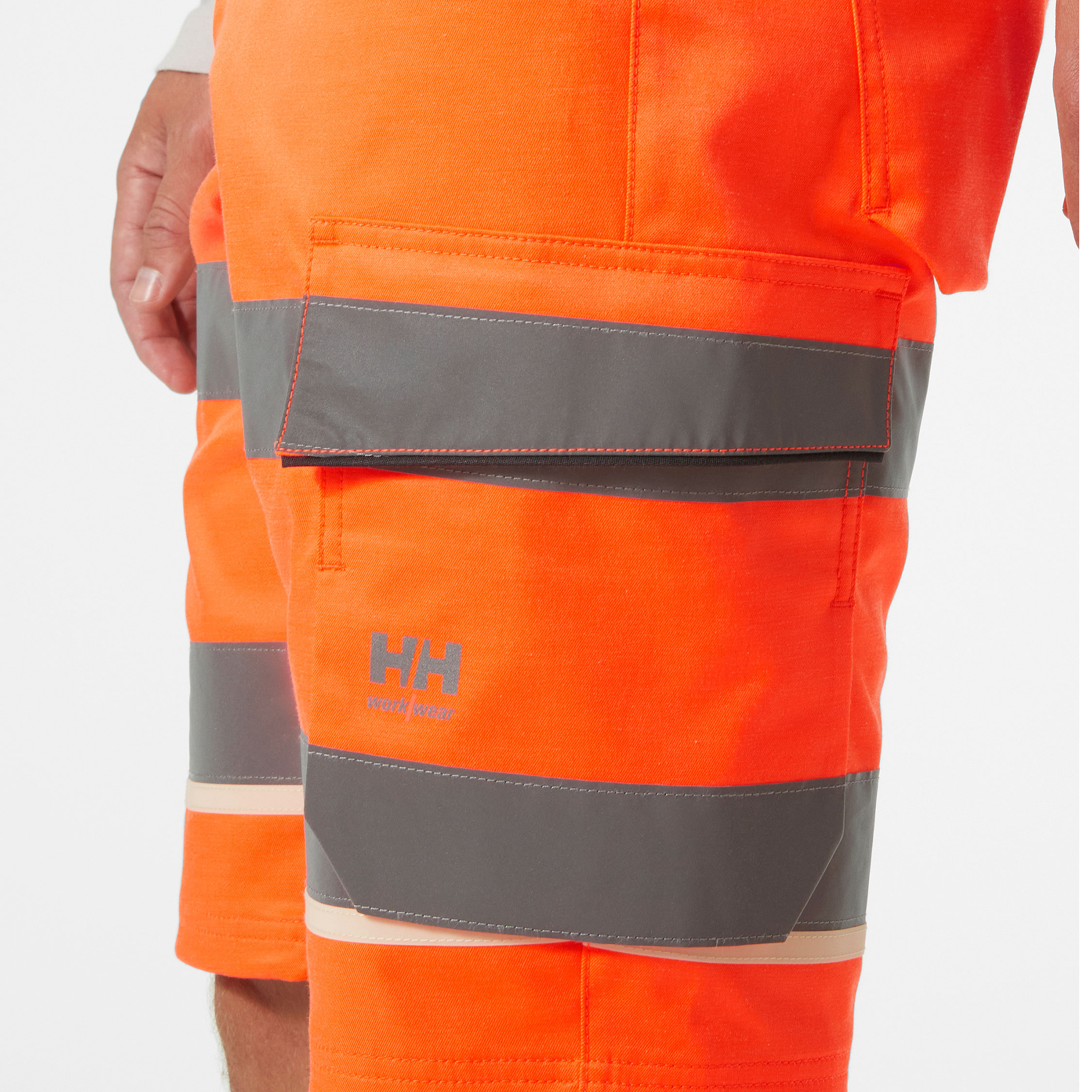 Helly Hansen UC-ME cargoshorts, Hi-vis Orange/Ebony, large image number 5