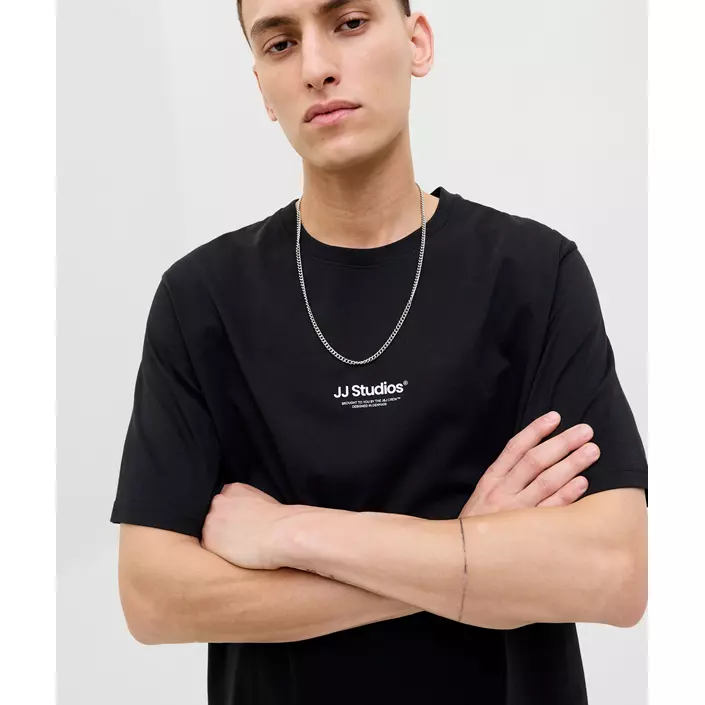 Jack & Jones JJESOHO T-shirt, Black, large image number 5