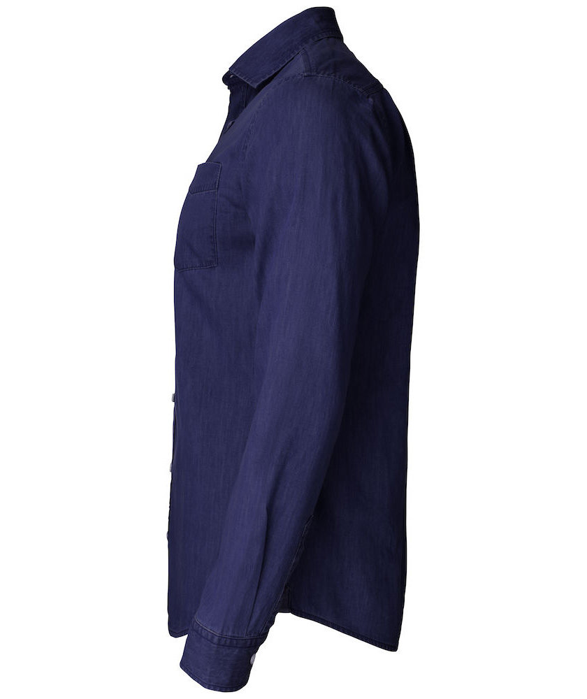 Cutter & Buck Ellensburg Modern fit Jeanshemd, Indigoblau, large image number 2