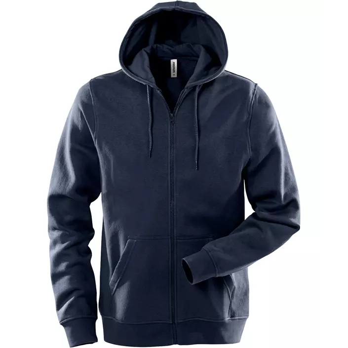 Fristads Acode hoodie with zipper, Dark Marine, large image number 0