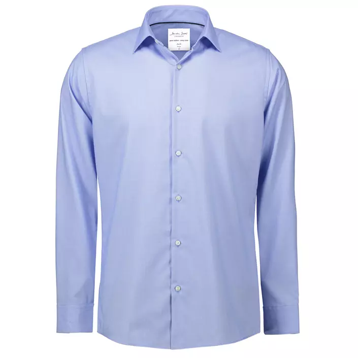 Seven Seas Dobby Royal Oxford Slim fit skjorte, Lys Blå, large image number 0