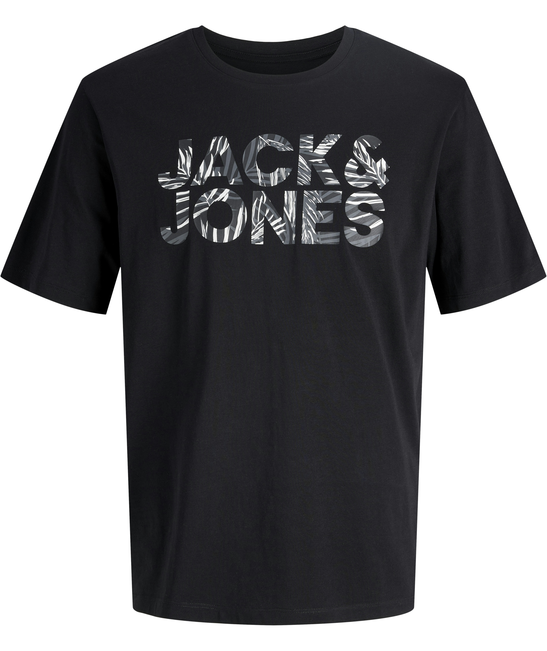 Jack & Jones JJEJEFF LOGO T-shirt, Black