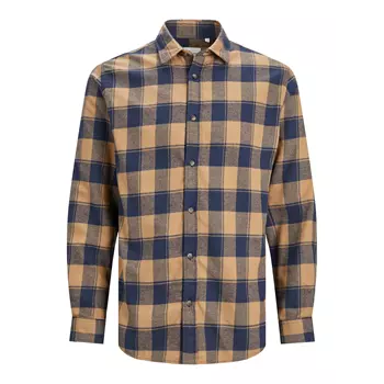 Jack & Jones JJEJOSHUA Buffalo flannel shirt, Otter