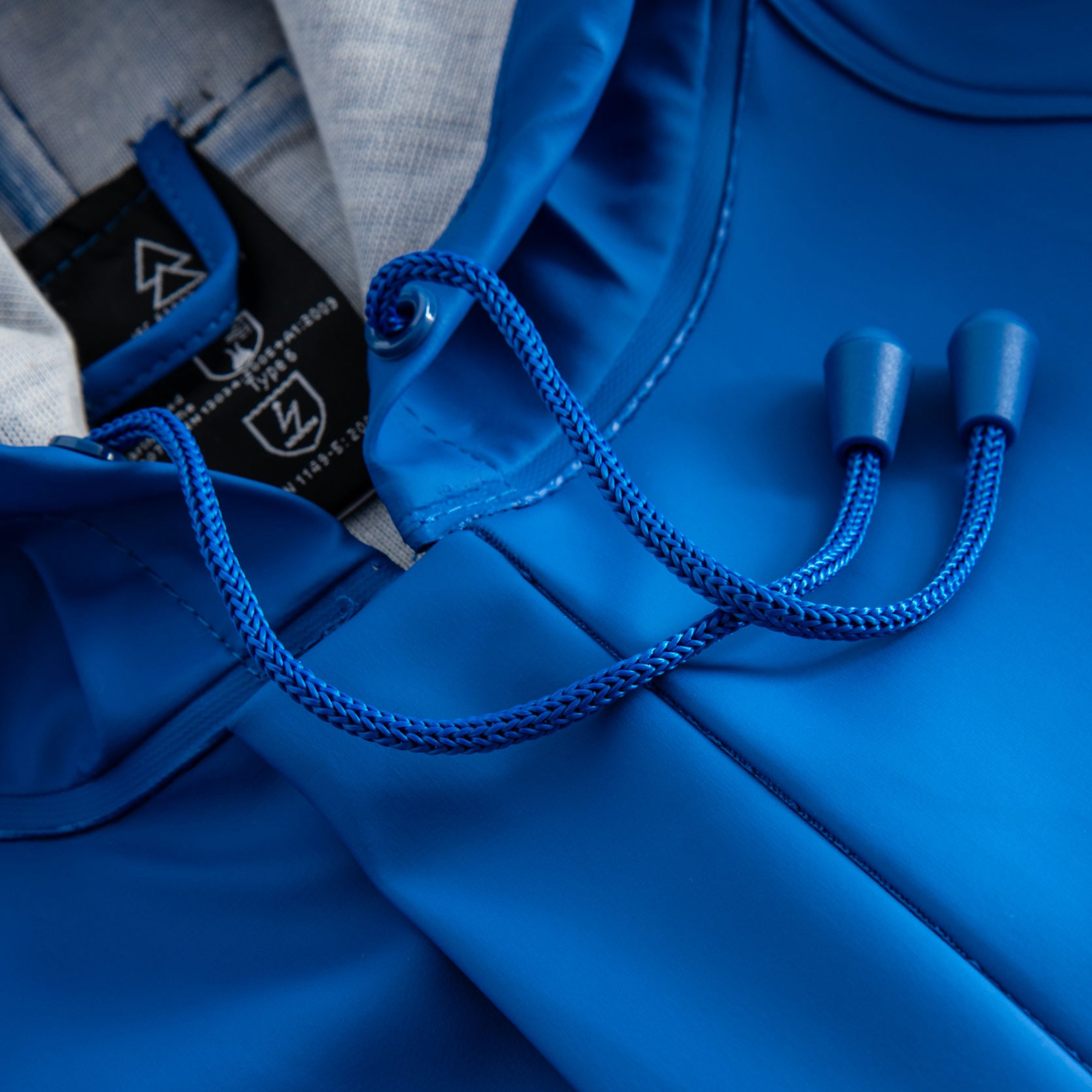 Lyngs&oslash;e Multinorm  rain jacket, Royal Blue, large image number 2