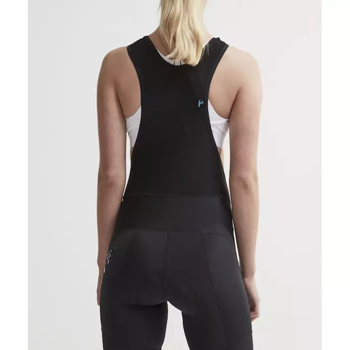 Craft Essence women's bib bike shorts, Black, large image number 3