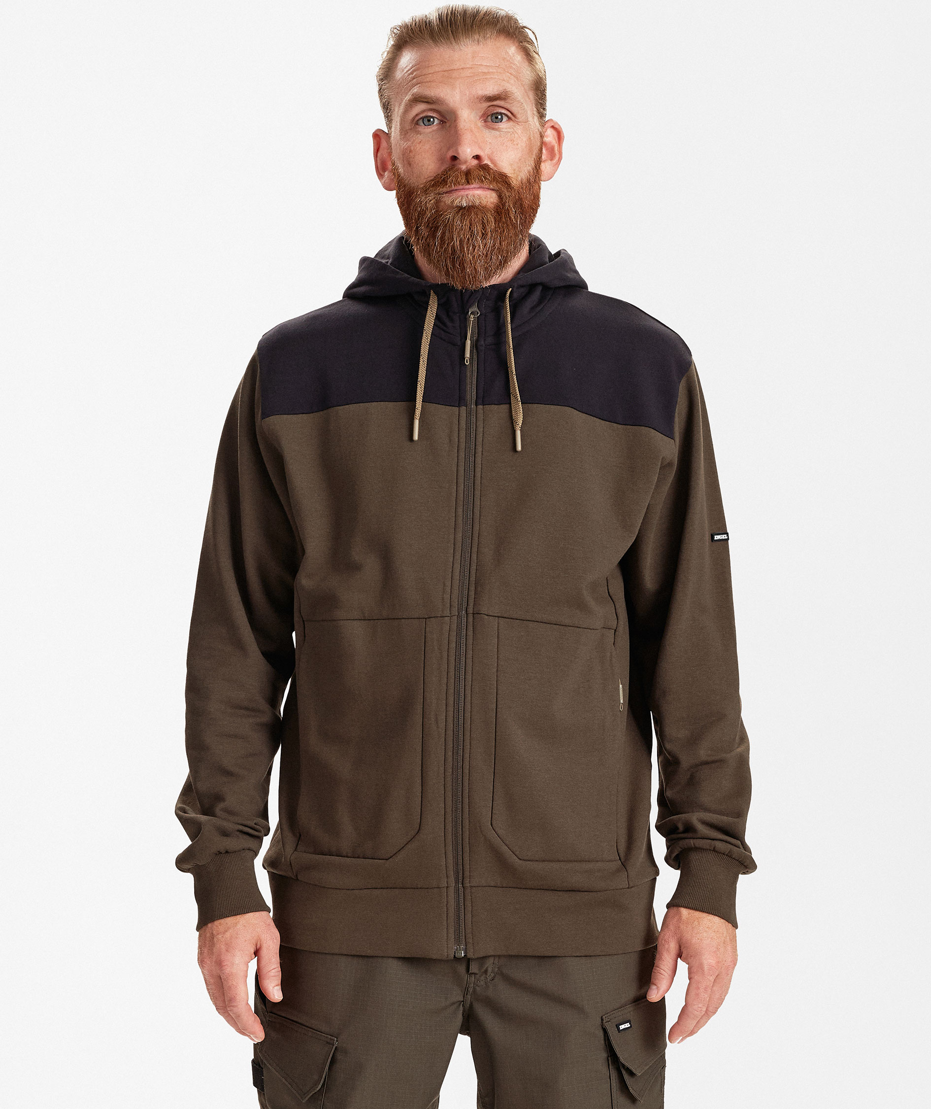 Engel Entire hoodie with zipper
