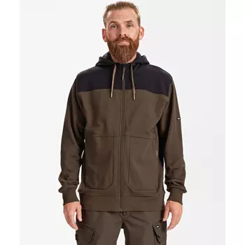 Engel Entire hoodie med dragkedja