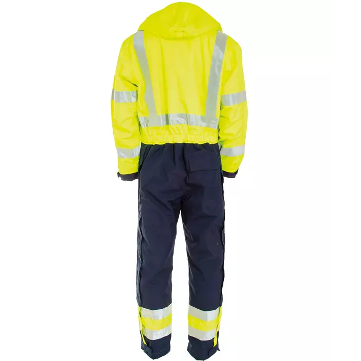 Tranemo CE-ME winter coverall, Hi-vis Yellow/Marine, large image number 1