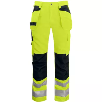 ProJob craftsman trousers 6531, Hi-vis Yellow/Black