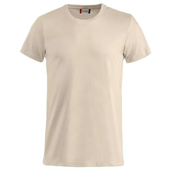 Clique Basic T-shirt, Ljus Khaki, large image number 0