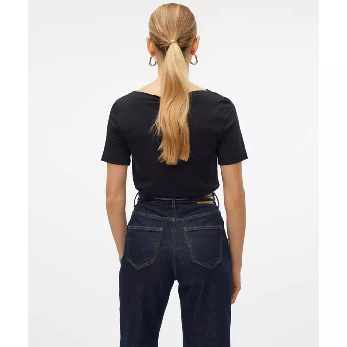 Vero Moda VMPANDA MODAL T-shirt dam, Black, large image number 2
