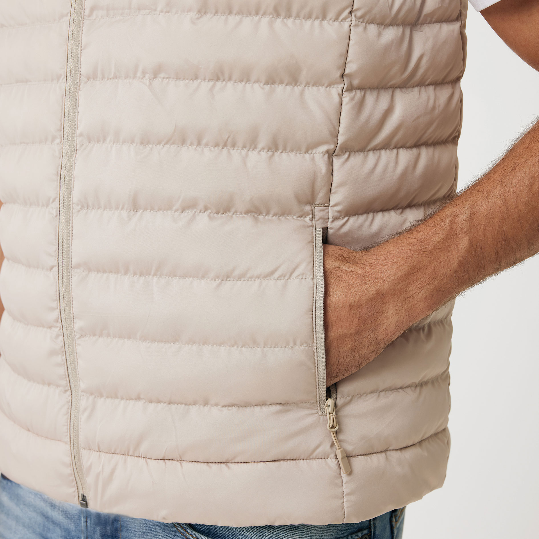 Iqoniq Meru vest, Beige, large image number 3