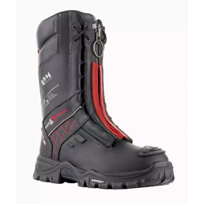 VM Footwear Blackfighter sikkerhedsstøvler S3, Sort, large image number 0