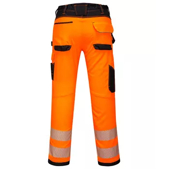 Portwest PW3 work trousers, Hi-Vis Orange/Black