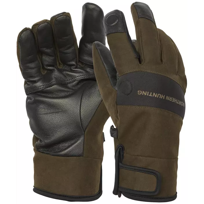 Northern Hunting Kvist gloves, Dark Green, large image number 0