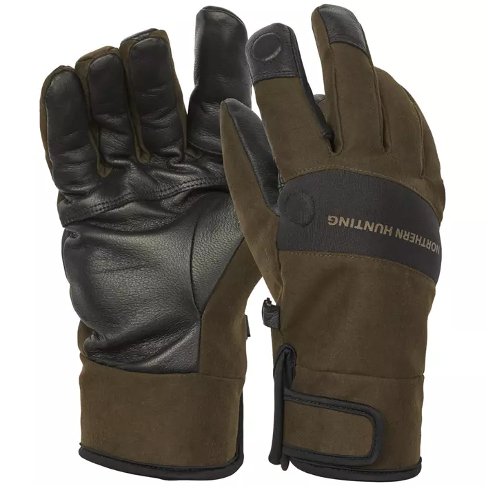 Northern Hunting Kvist gloves, Dark Green, large image number 0