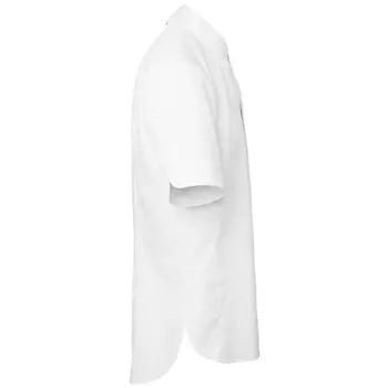 Segers 1023 slim fit short-sleeved chefs shirt, White