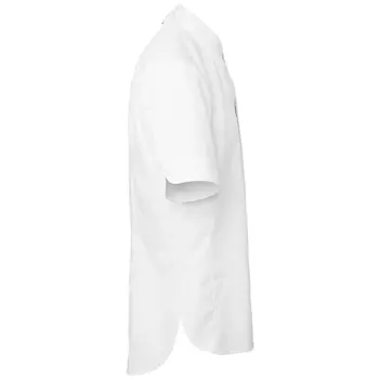 Segers 1023 slim fit short-sleeved chefs shirt, White