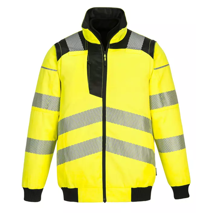 Portwest PW3 3-in-1 pilot jacket, Hi-vis Yellow/Black, large image number 0