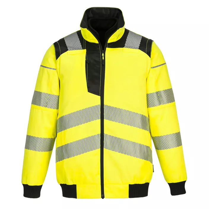 Portwest PW3 3-in-1 pilot jacket, Hi-vis Yellow/Black, large image number 0