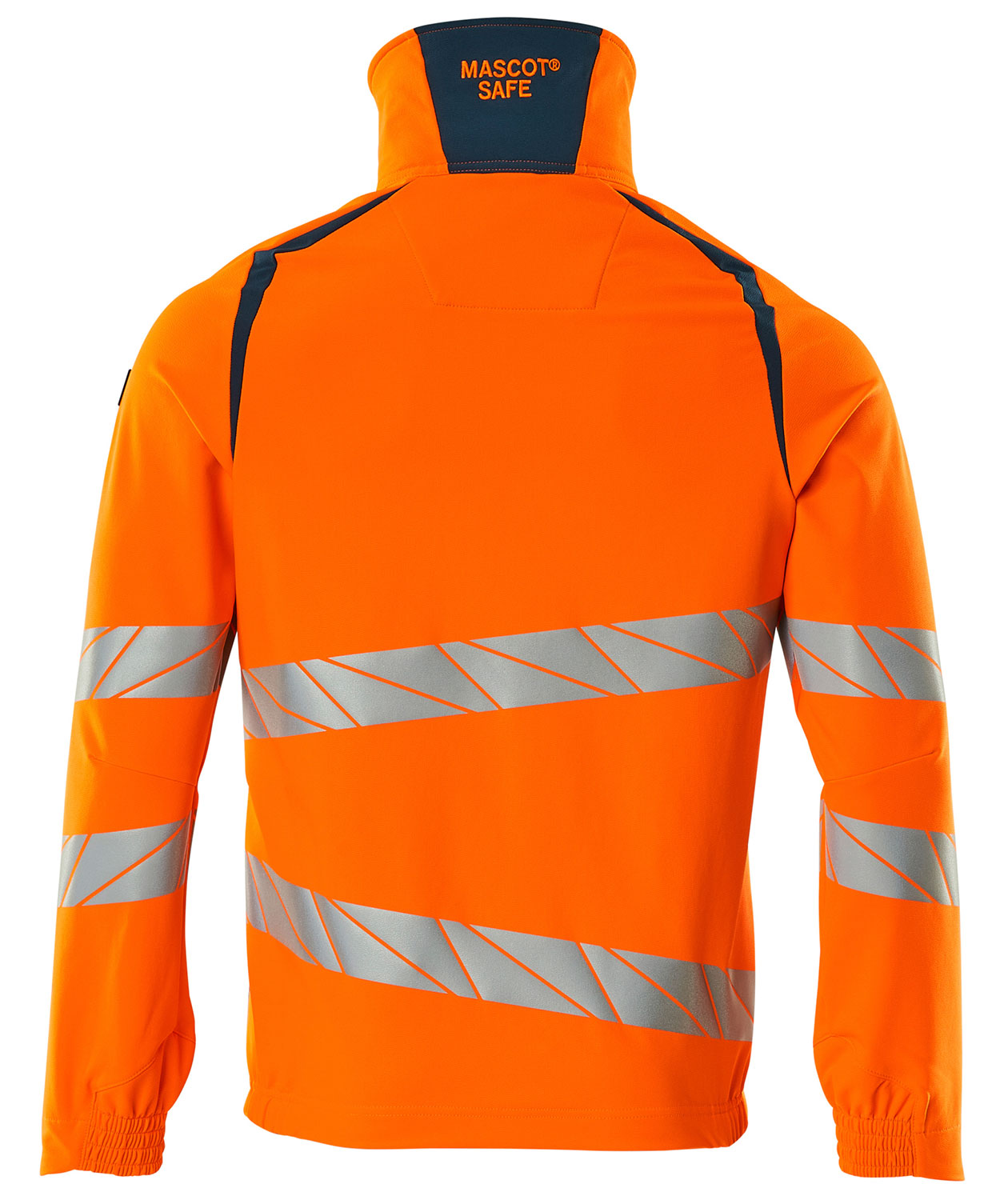 Mascot Accelerate Safe jacket full stretch, Hi-Vis Orange/Dark Petroleum, large image number 1