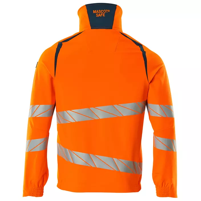 Mascot Accelerate Safe jacka full stretch, Varsel Orange/Mörk Petroleum, large image number 1